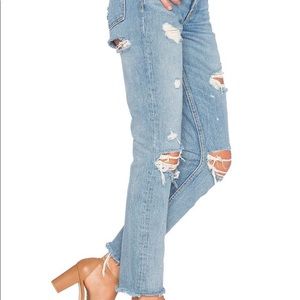 GRLFRND Karolina distressed Ripped Jean